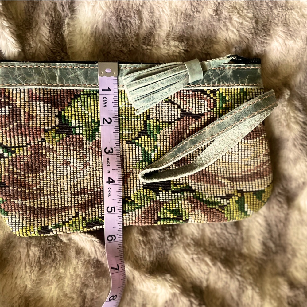 Artisan huipil wristlet - clutch